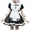 Black, variant on LOVZFMLL Women's Fashion Solid Casual Long Sleeve Round-Neck Beer Festival Maid Dress Pink 2XL