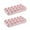 Pink, variant on FUEENIRVA 2Pcs Portable Eggs Box PP Anti-collision Egg Storage Egg Preservation Household Users