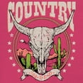 thumbnail image 3 of Country Wild Women's Long Sleeve T-shirt Steer Skull Desert Cowgirl Rodeo Farm Life, 3 of 7