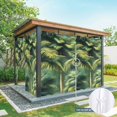 thumbnail image 6 of Summer Palm Tree Outdoor Curtains for Patio Waterproof,Windproof Privacy Curtains with Weighted Bottom,Nature Green Tropical Plant Leaves Outside Drapes for Picnic Garage Yard Cabana 54"x84" 2 Panel, 6 of 8