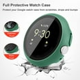 thumbnail image 4 of XiHAMA [4 Pack] Case Compatible with Google Pixel Watch 2/Pixel Watch Screen Protector with Tempered Glass, Hard PC All Around Coverage Protective Bumpers Cover for Pixel Watch, 4 of 5