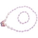 thumbnail image 4 of 1 juego de joyería para niños, collar, pulsera y mariposas para niña., 4 of 6