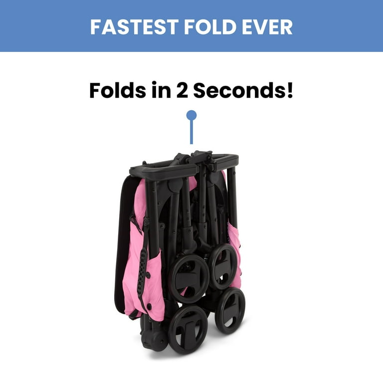 Delta Children Compact Lightweight Foldable Travel Stroller for