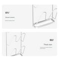 thumbnail image 6 of Multi Tiers Kitchen Lid Holder Wall Mount Suction Organizer For Cookware Accessories Space Efficient Rack, 6 of 14