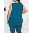 thumbnail image 4 of Oryer Womens Plus Size Tank Tops Sleeveless Tunic Blouses Loose Fit Tops, 4 of 6