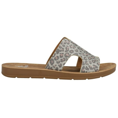 

Corkys Womens Bogalusa Leopard Slide Sandals Sandals Casual