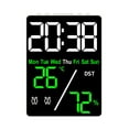 thumbnail image 4 of Precise Alarm Clock Indoor Climate Monitors with Clear Display, Clock and Hygrometer Features Temperature Monitors, 4 of 8