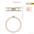 thumbnail image 4 of ANGARA Natural Tilted Marquise Diamond Split Shank Ring in 14K Rose Gold for Women (Size-5x3mm| Color-K| Clarity-I3) | April Birthstone, Anniversary, Jewelry Gift for Women | Natural Diamond Ring, 4 of 9