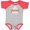Baseball Heather and Red, variant on Inktastic Nap Build Destroy Repeat with Colorful Building Blocks Boys or Girls Baby Bodysuit