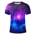 thumbnail image 5 of Zylanna Men's T-Shirts Tee, Crew Neck Summer Sky Print Short Sleeve Fashion Tops for Mens Multicolor, 5 of 5
