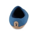 thumbnail image 6 of WoolFit Felt Slippers | Footprint, blue, 6 of 10