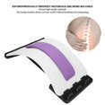 thumbnail image 4 of Back Massage Stretcher Pain Relief Lumbar Spine Stretcher Relaxation Posture CorrectorWhite Purple, 4 of 4