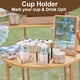 thumbnail image 5 of 2 portavasos con ranura para marcadores, organizador de vasos de madera, dispensador de vasos de plástico/papel, soporte para vasos, soporte de madera para fiestas, 5 of 5