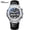 Silver shell black face belt, variant on Three-eye six-pin men's calendar moon phase chronograph octagonal quartz watch