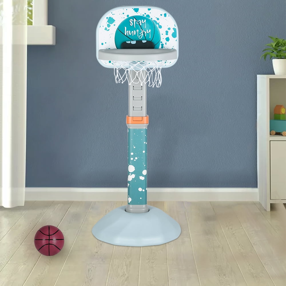 Kepooman Toddler Basketball Hoop Stand, Adjustable Height Mini Indoor Basketball Goal Toy with Ball Pump for Baby Kepooman Toddler Basketball Hoop Stand, Adjustable Height Mini Indoor Basketball Goal Toy with Ball Pump for Baby