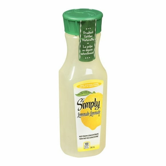 Simply Lemonade Lemonade, Simply 12 Percent Polyethylene | 340ML/Unit, 12 Units/Case