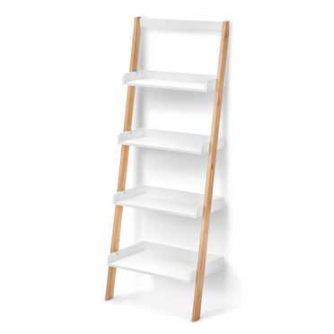 Convenience Concepts American Heritage Bookshelf Ladder, Light Pink ...
