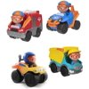 Blippi Mini Vehicles Assortment-Includes Dump Truck, Fire Truck, Monster Truck and Blippi Mobile