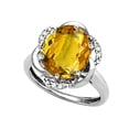 thumbnail image 2 of Star K � Large Oval 12x10mm Genuine Citrine Love Knot Big Stone Ring, 2 of 9