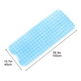 thumbnail image 5 of Bowayaoa Clearance Extra Long Non-Slip Bath Mat 39x16 Inch, 200 Suction Cup Shower Floor Mat - PVC Machine Washable Bathroom Mat for Elderly Safety, Anti-Mold Drainage Holes, 5 of 7