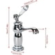 thumbnail image 4 of Grifo para lavabo de baño antiguo, aspecto exquisito con manija de cerámica, caño giratorio de 360° que ofrece flexibilidad para cualquier espacio de lavabo de cocina o baño, 4 of 4