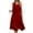 Red~, variant on Jjayotai No Boundaries Women's Casual Summer Dress, Solid Crewneck Sleeveless Sundress Hankerchief Hem Midi Tank Dresses, Beach Dress with Pockets, Dresses for Women Gray~ XXL
