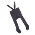 thumbnail image 4 of Franhais Newborn Baby Suspender Overall Pantyhose Solid Color High Waist Ribbed Knit Tights, 4 of 6