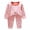 Hot Pink, variant on Baby Boy Clothes Newborn Toddler Baby Boy Fall Winter 2Pcs Outfits Long Sleeve Pullover Tops Pants Clothes Set(White,110)