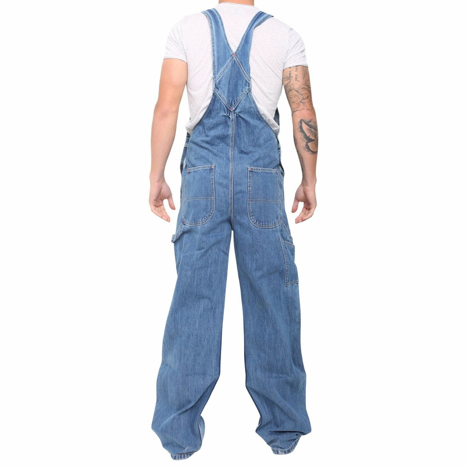men's denim work dungarees
