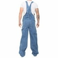 SKYLINEWEARS Men's Denim Dungarees Jeans Bib and Brace Overall Pro Heavy Duty Work Pants