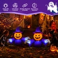 thumbnail image 4 of Yexmas 2-in-1 Halloween Inflatable Pumpkin Ghost,4 FT Halloween Window Decoration, Blow Up Outdoor Halloween Decor for Yard, Garden, Lawn, Porch,Indoor Outdoor Party, 4 of 8