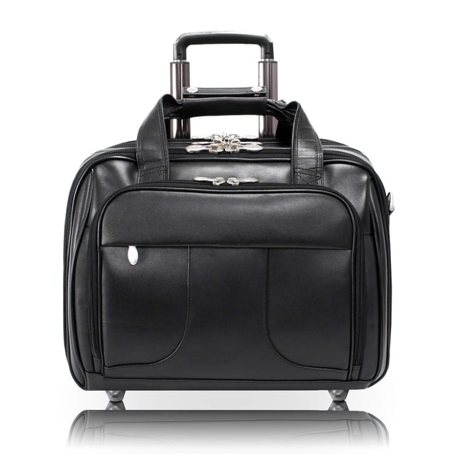 Bolso para Laptop McKleinUSA Chicago 17" Cuero con Ruedas Desmontables