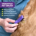 thumbnail image 2 of Cat and Dog Dematting Tools - Hertzko Single Sided Dog and Cat Dematting Comb - for All Pets - Effortlessly Removes Tangles, Mats, and Loose Fur - Safe, Easy Grooming for Cats and Dog - Large, 2 of 7