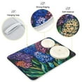 thumbnail image 4 of Color Hyacinths Flower Dish Drying Mat 16x18 Absorbent Microfiber Draining Rack Pad for Kitchen Counter Sink, 4 of 8