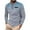Gray, variant on Maean Men Tops Long Sleeve Casual Shirts Basic Pullover Shirt Classic Lightweight Button Fashion T Shirts