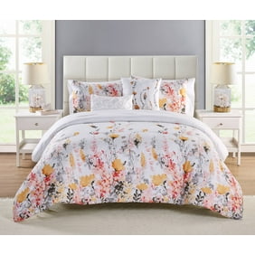 Vcny Home Misha Multi Colored Floral Comforter Set Walmart Com