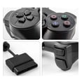 thumbnail image 5 of RetroFam Control PS2 con Cable Dualshock Compatible con PlayStation 2, Negro, 5 of 5