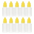 thumbnail image 4 of Botella de goteo de boca pequeña de plástico Uxcell de 20ml/0.68 oz amarilla, paquete de 20, 4 of 6