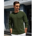 thumbnail image 3 of COOFANDY Crew Neck Sweater for Men Pullover Sweatshirts Long Sleeve Business Casual Sweaters, 3 of 7