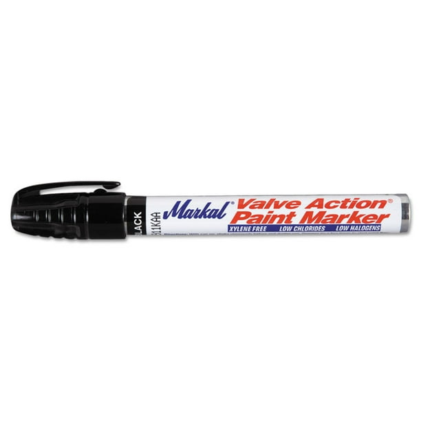 Markal Valve Action Paint Marker Black 96823