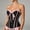 Pink, variant on JOANKDMI Women's Chic Gothic Steampunk Corset Top with Ribbon Tie and Ruffle Trim Elegant Bustier for Pirate Roleplay and Vampire Halloween Dress Up Outfit