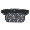 thumbnail image 3 of Disketp Space Cars Riñonera de Doble Capa, Bolsa de Cintura Ajustable para Viajes, Correr y Senderismo, Riñonera Ligera para Hombre y Mujer, 3 of 9