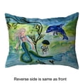 thumbnail image 2 of Betsy Drake KS1189 11 x 14 in. Mermaid & Jellyfish Noncorded Pillow, Small, 2 of 2