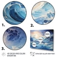 thumbnail image 3 of Designart "Celestial Ice Antartica I" Winter Landscape Canvas Wall Art, 3 of 5