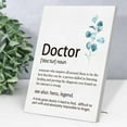 thumbnail image 2 of Doctor Gifts for Women Men, White Coat Ceremony Gifts - Inspirational Wall Art Doctor Definition - Thank You Gifts, Retirement Gifts for Doctors, Doctor Graduation Gifts, 2 of 6