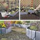 thumbnail image 3 of Borde de césped para jardín, cerca de empalizada gris, efecto piedra, 10 Uds. Rojo Verde Cocina, Decoración y Otros, 3 of 5