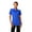 Sport Royal, variant on -High Performance Pure Poly Polo Collar T-shirt For Women, 6 oz, 100% Polyester Luxe Touch tee , Color-Sport Royal, (Size- S)