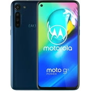 Motorola MOTO G8 Power, Straight Talk Only | Blue, 64 GB, 6.4 in | Grade A