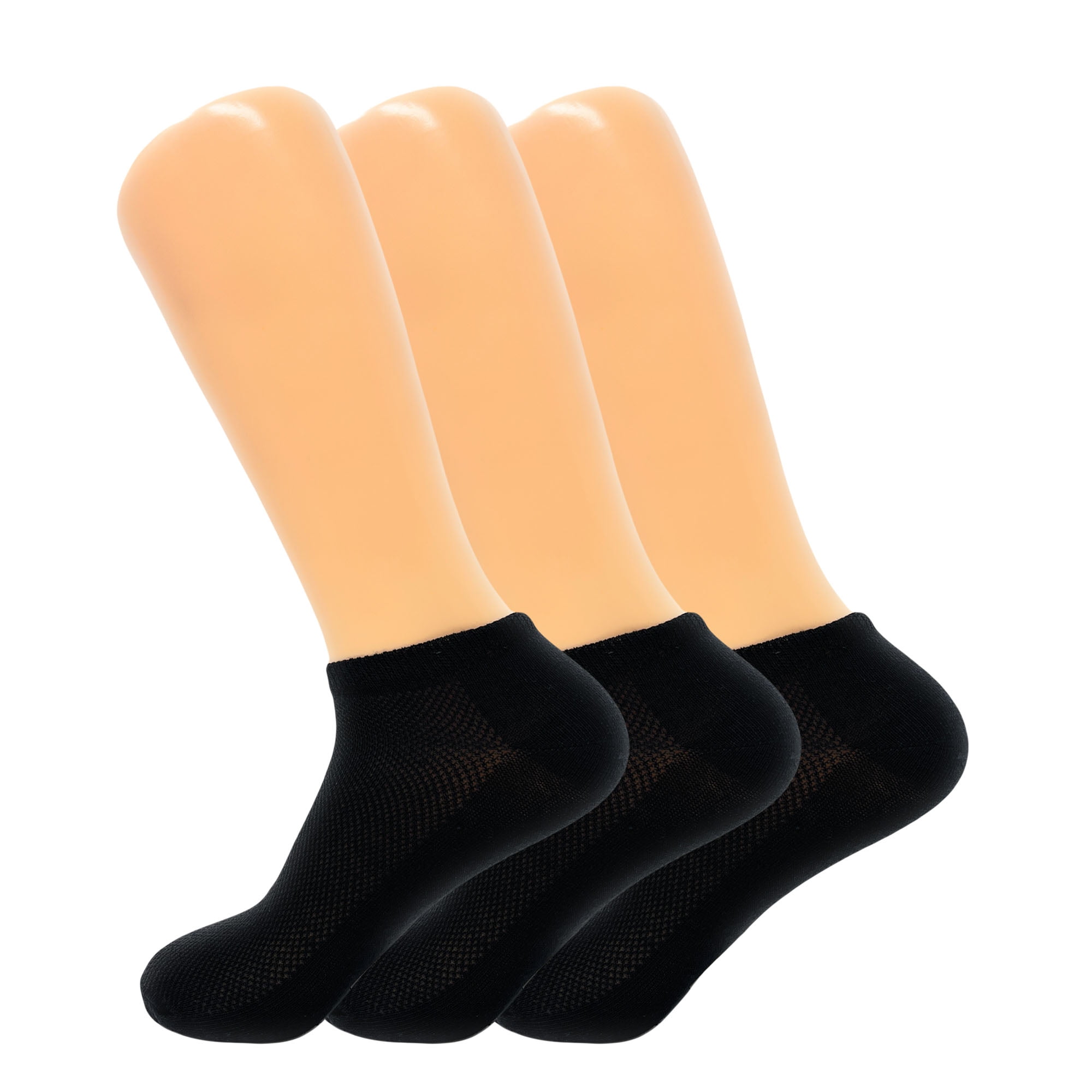ONKE Men's Mesh Ventilating Comfort Fit Performance Moisture Wicking Breathable Training Running Low Cut Socks 