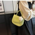 thumbnail image 1 of PU Leather Mini Shoulder Bag With Pendant, Cute Crossbody Handbag, Women Top Handle Saddle Bag, Flap Purse, 1 of 6
